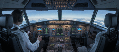 آموزش خلبانی با شبیه ساز پرواز برای خلبانان