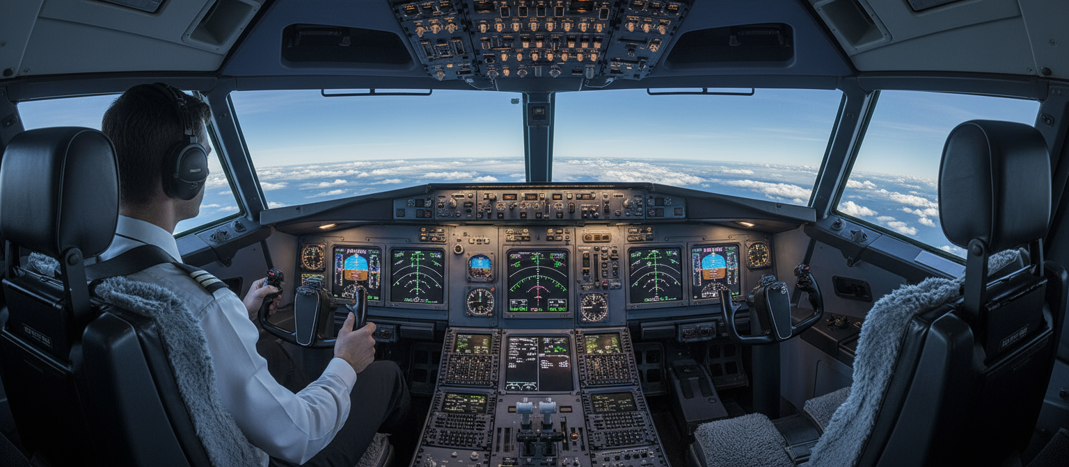 آموزش خلبانی با شبیه ساز پرواز برای خلبانان